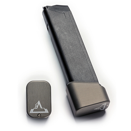 TTI Glock Firepower Base Pad Kit: Titanium Gray